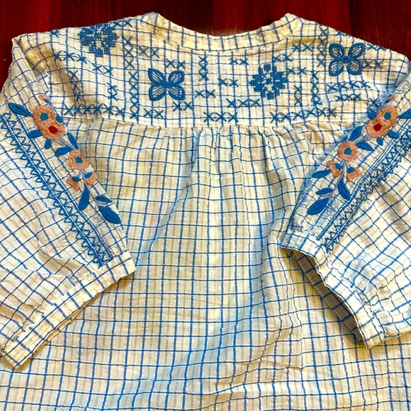 JOHNNY WAS Embroidered Blouse PRICE REDUCED - Picture 6 of 13